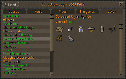 Colossal Wyrm Agility completed! It's so nice to see something come about as a result of what I wrote for the game.

Fun fact: the Colossal Wyrm itself was something I casually name-dropped when I wrote the bloody diary all the way back in 2019.