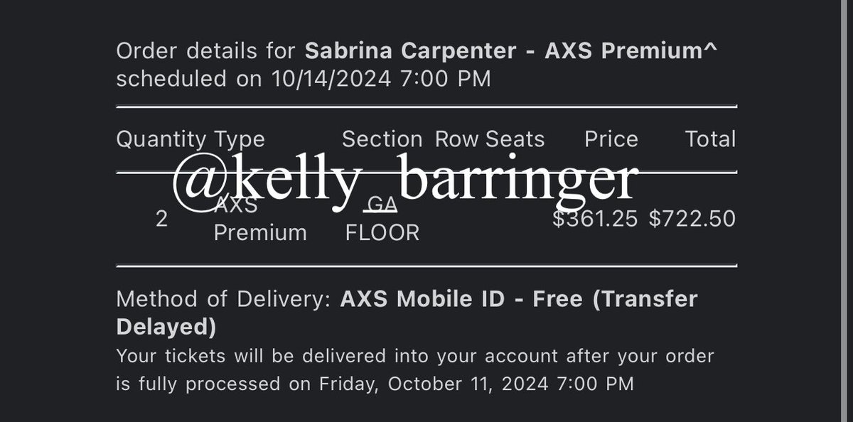 Sabrina Carpenter Tickets tweet media