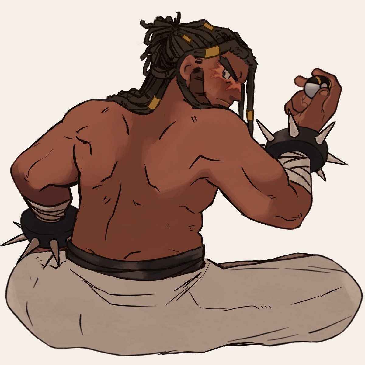 The_North_S's tweet image. I’ve decided that I’m no longer being a coward and I hope this doesn’t reach the wrong audience. 

HC edit of Bruno from Pokémon. I was supposed to make it a month ago but yesterday night some ancient spirit took over my body and I picked up my stylus.