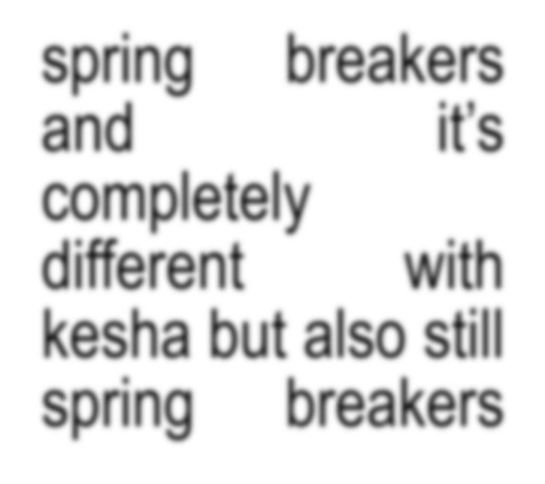 ShadowFigurezz's tweet image. TOMORROW #KESHA #CHARLIXCX #SPRINGBREAKERS #BRAT