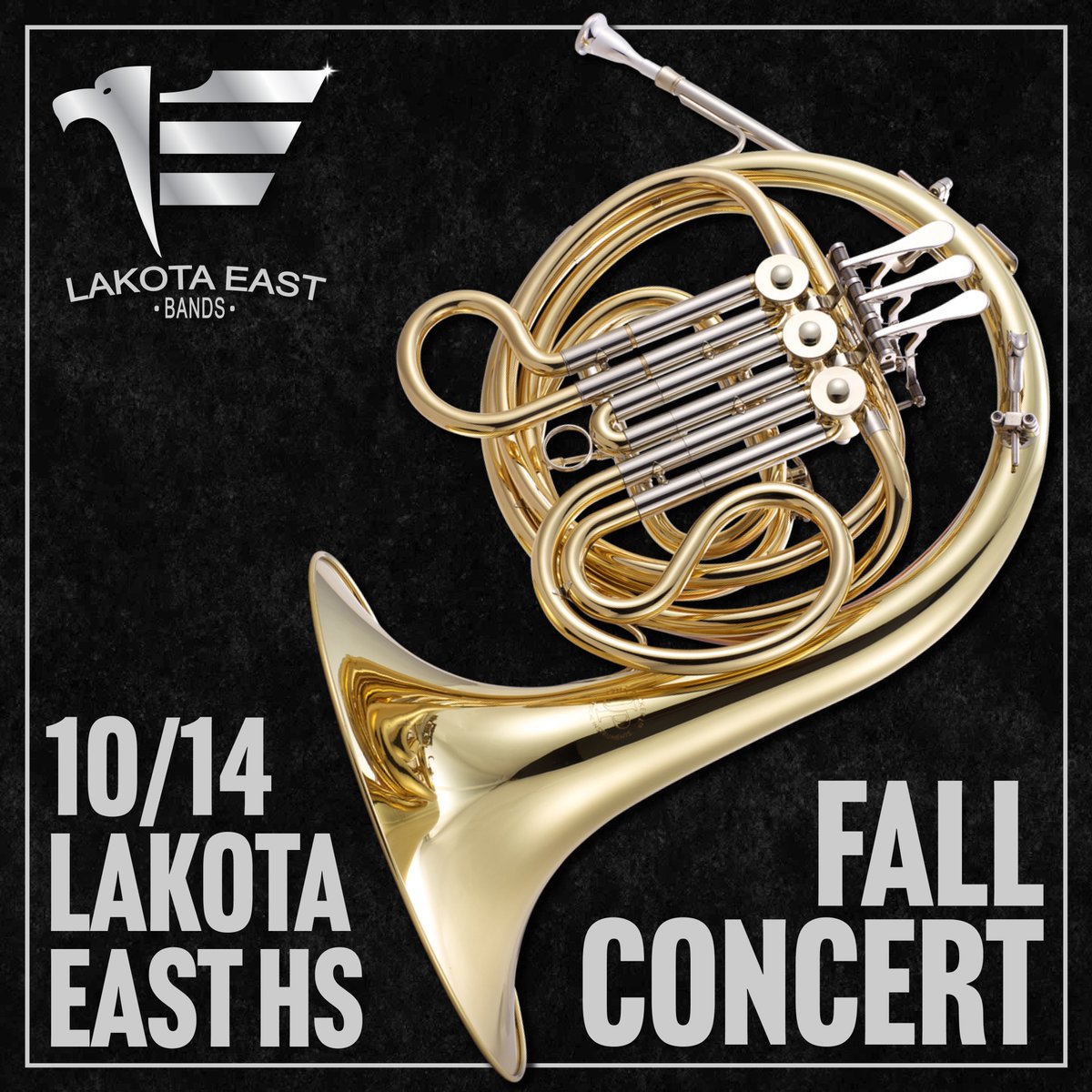 The Lakota East Fall Concerts are tomorrow night! Concert 1 starts at 6:30 PM and features both Freshman bands and Symphonic Winds. Concert Band, Symphonic Band, and Symphonic Winds will play at Concert 2, which begins at 8:00 PM. #thereoncewasaprettygoodband