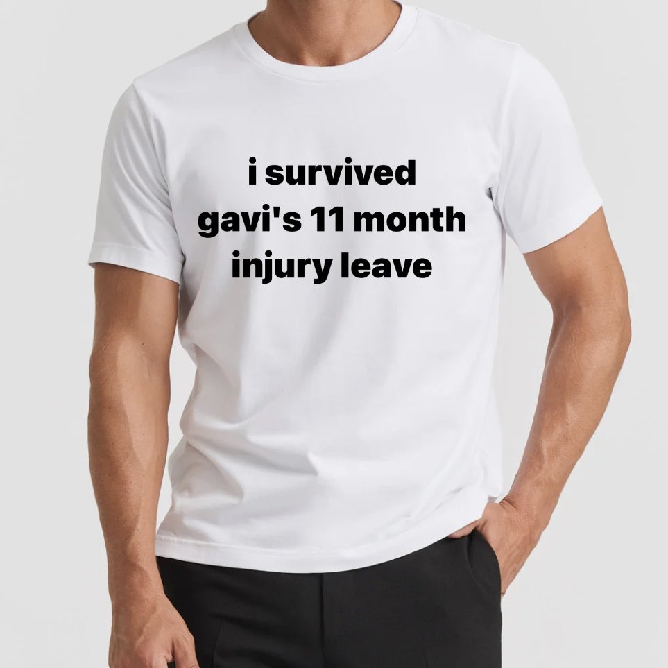 barbitwt's tweet image. gavi is back in 7 days