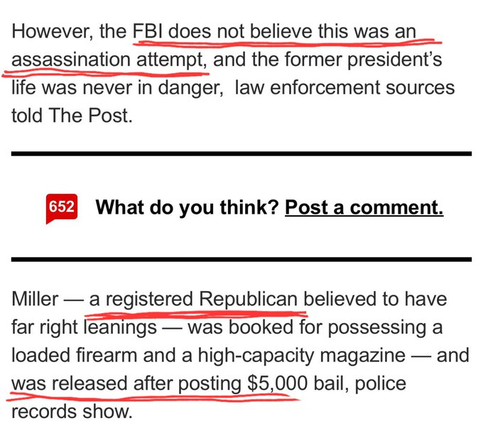 ToutSuiteSinner's tweet image. #Trump was not nearly #assassinated. The guy was stopped with an illegal gun at a checkpoint and is a supporter.  

Y&apos;all just trying to get support for that slovenly loser.  

Ain&apos;t happening.