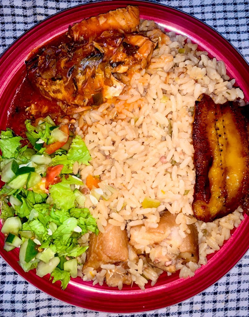 gottaluvness69's tweet photo. Granny fed my Nanz this weekend.
Yesterday was Ochro and Rice with Mackerel, Today is Callaloo with more Ochro ...
#NessGrands👴🏽👵🏼 #WeekendsWithNessGrands https://t.co/EZVQ3TE8Y0