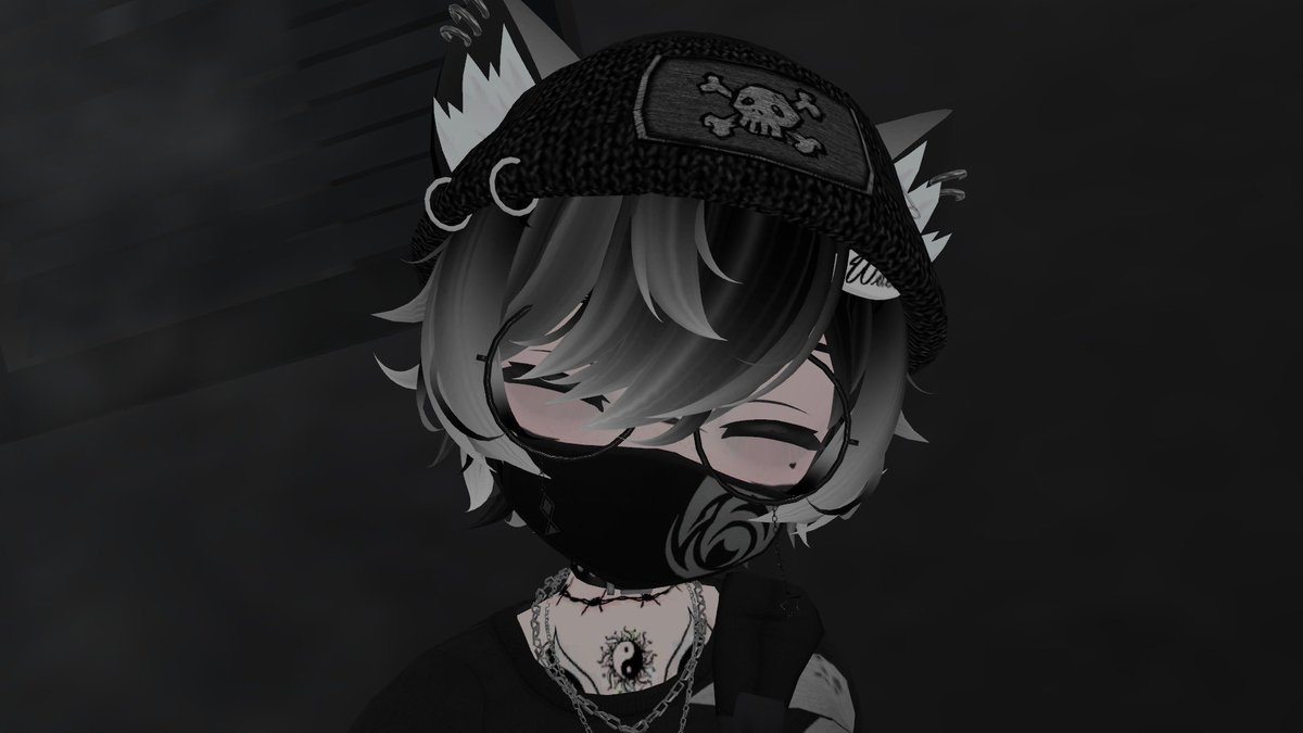 xTheDemonSnow's tweet photo. Just vibing in VRChat listening to music after a long day at work. https://t.co/oLF0KVvWMk