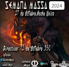 nos equivocamos de flyer
SEMANA MASSA
25 DE OCTUBRE