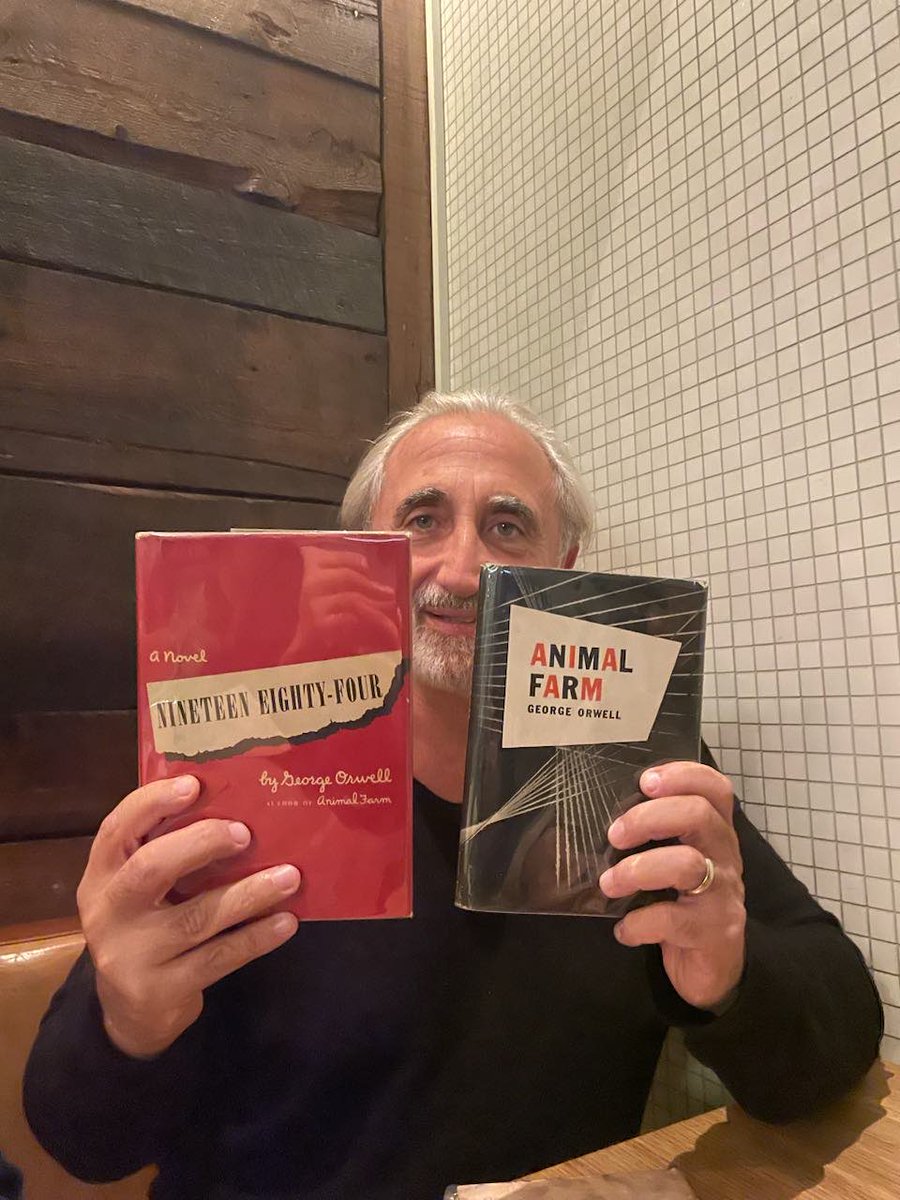 I’m speechless. My family got me first edition Orwells. More to come.