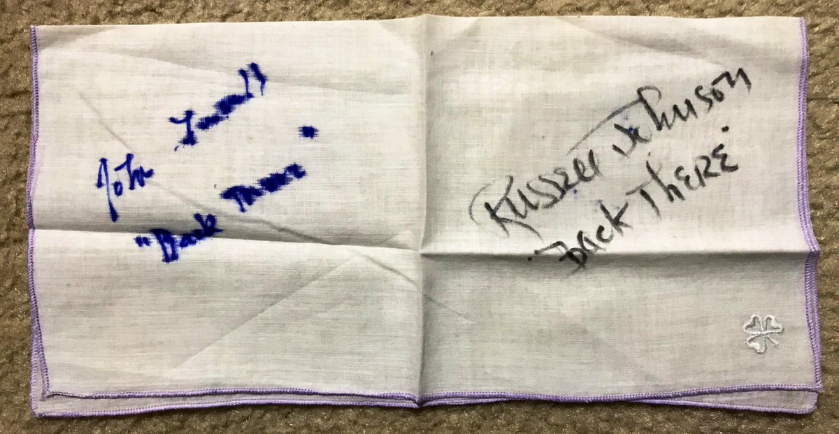 Dave Taylor (@linconspirators) on Twitter photo RIP to Twilight Zone player John Lasell who passed away on Oct 4 at the age of 95. He played John Wilkes Booth in the TZ episode Back There. A few years ago I wrote to Mr. Lasell and he was kind enough to autograph a handkerchief for me. <a href="/TwilightZoneNet/">The Twilight Zone Podcast</a>
hollywoodreporter.com/tv/tv-news/joh… RIP to Twilight Zone player John Lasell who passed away on Oct 4 at the age of 95. He played John Wilkes Booth in the TZ episode Back There. A few years ago I wrote to Mr. Lasell and he was kind enough to autograph a handkerchief for me. <a href="/TwilightZoneNet/">The Twilight Zone Podcast</a>
hollywoodreporter.com/tv/tv-news/joh…