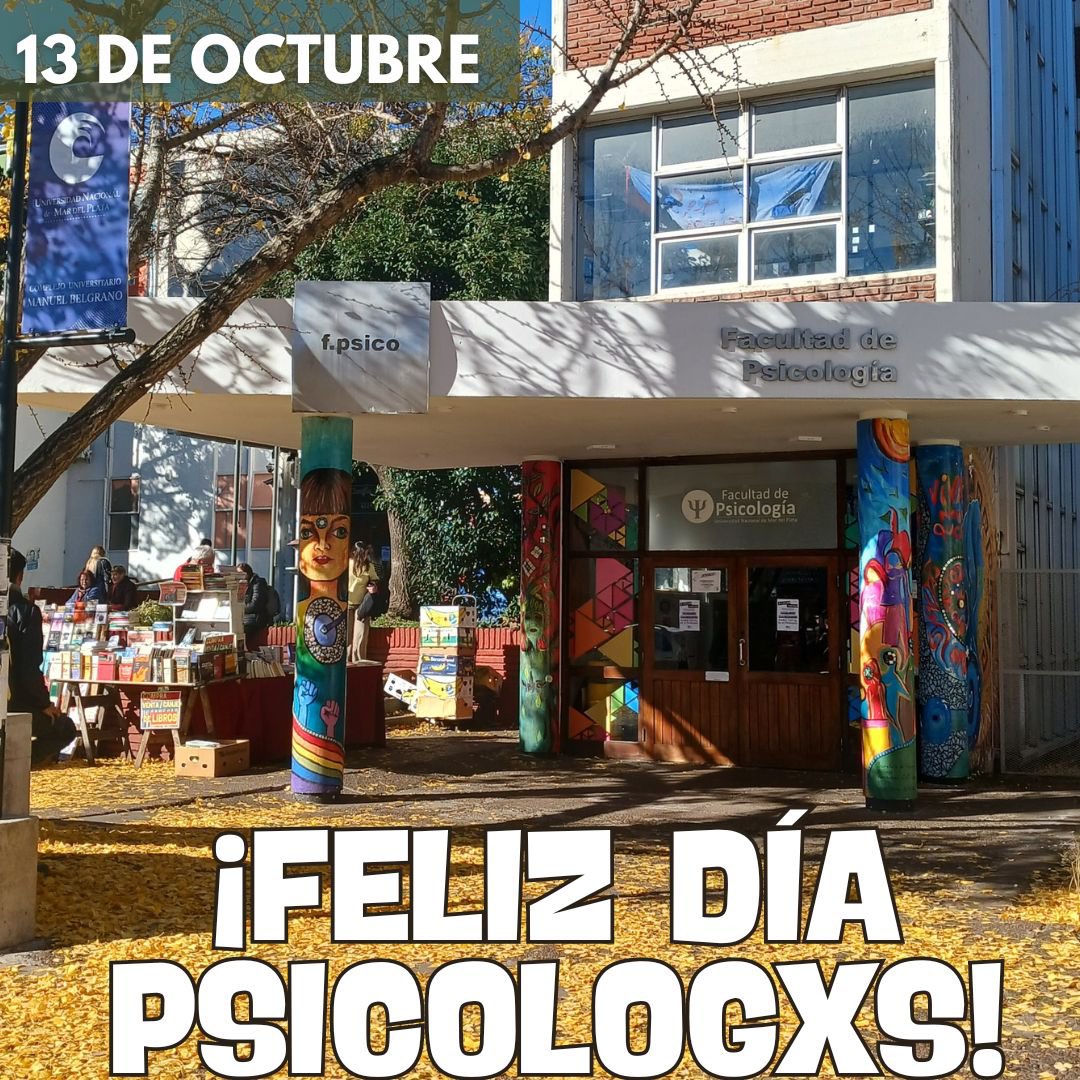 Facultad de Psicología-UNMDP (@psicounmdp) on Twitter photo 