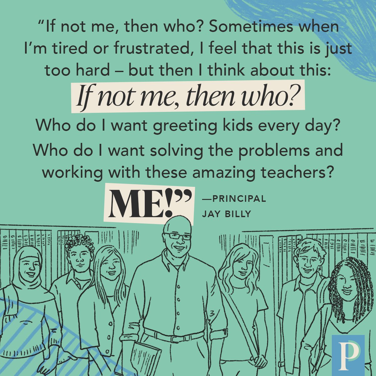 Tough days, great days, every day: YOU are the leader your staff and students need. 

(Reminder via P <a href="/JayBilly2/">Jay Billy</a>)