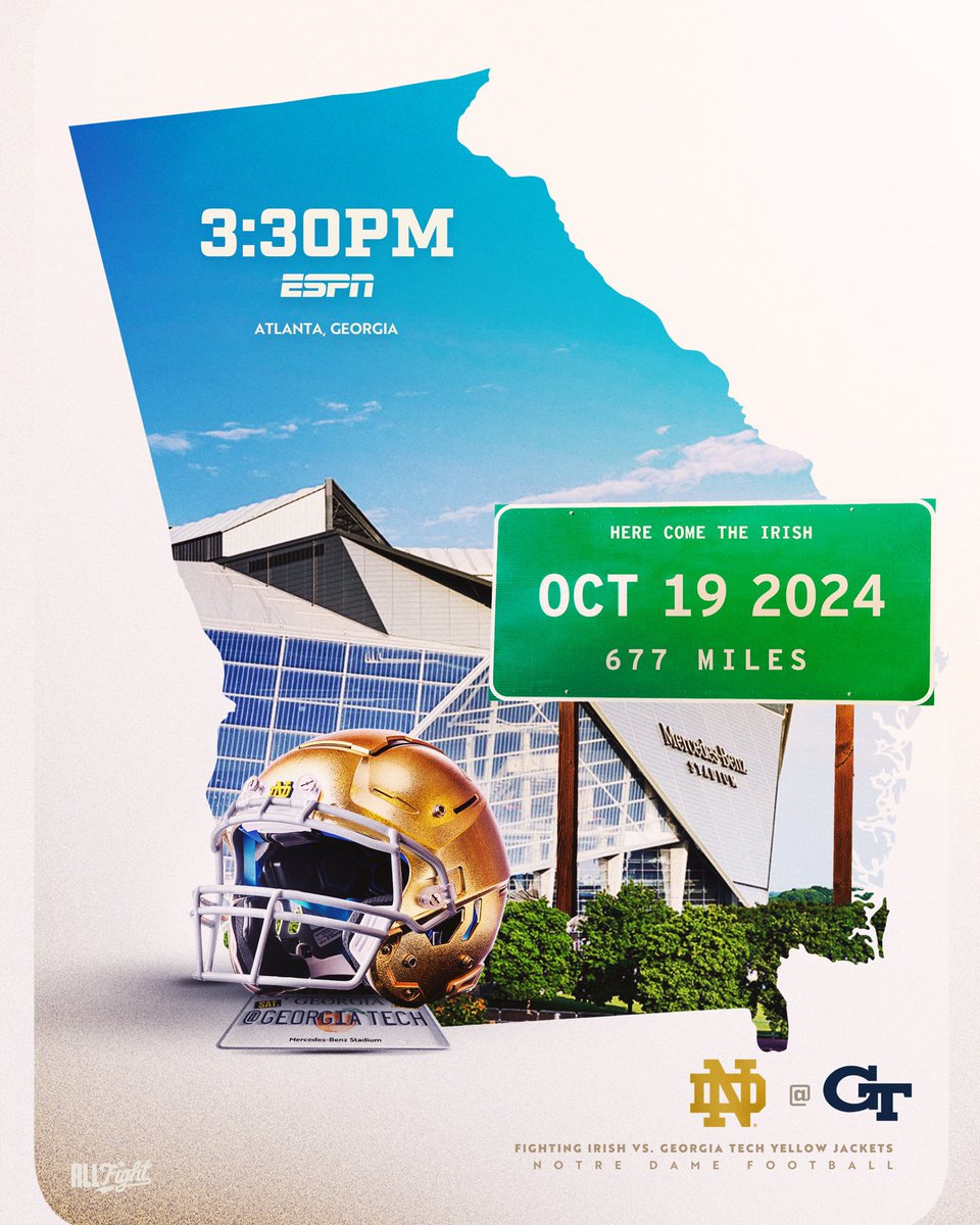 RETWEET IF YOU WANT NOTRE DAME TO BEAT GEORGIA TECH ☘️🏈