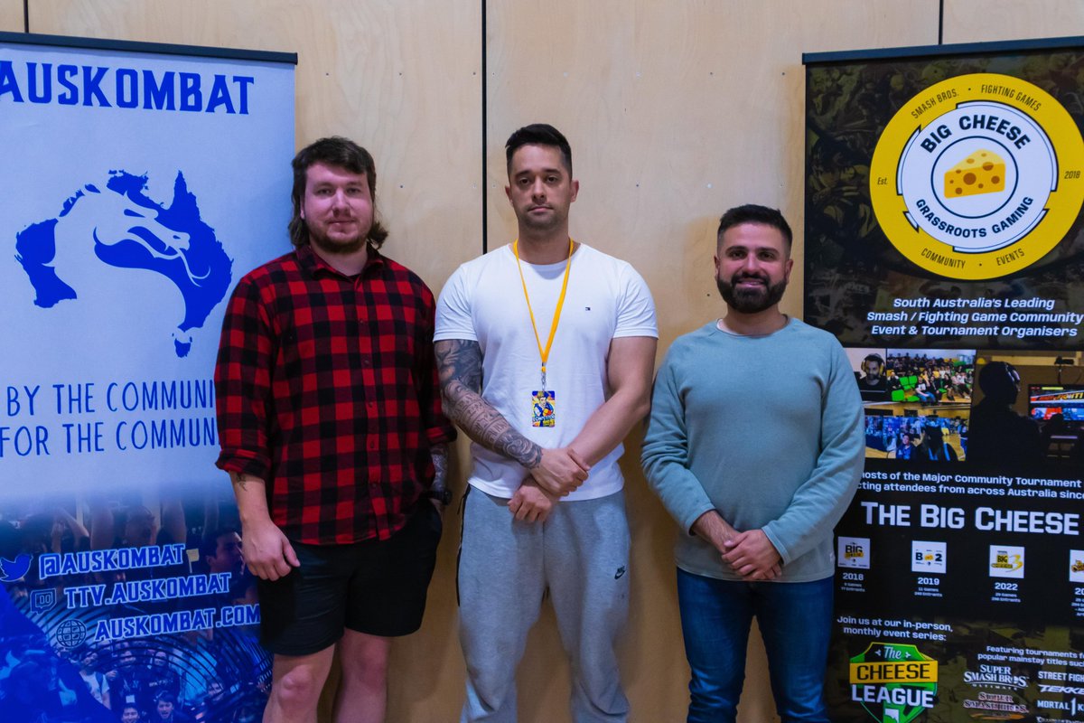 AusKombat's tweet photo. Congratulations @bruno0431 for winning Big Cheese 5! 

Bruno has been a strong force throughout MK1 and it was only a matter of time before his first major victory. @cl0ckwerk96 and @nmegabytes complete the top 3 with fantastic performances.

Stay tuned for more to come! https://t.co/mdiWmdwWVa