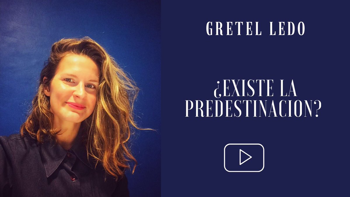 ¿EXISTE LA PREDESTINACION?
El designio de Dios ya determinó su voluntad soberana para nuestras vidas

SOMOS PARTE DEL PLAN ETERNO DE DIOS

Escucha el mensaje completo
youtu.be/KtDNQNGFjo8?si… 

#GretelLedo #predestinacion #fe