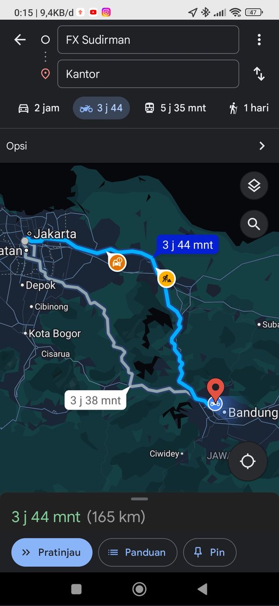 HoffLonewolf's tweet photo. #Estriver menamatkan lintas BDG-PWK-JKT ๐ต๐ฑโจ
Thank you @gustinuagung___ buat riding JKT-BDG nonstop tanpa istirahat alias TEPAR ๐ต https://t.co/oaQCNUWqKZ