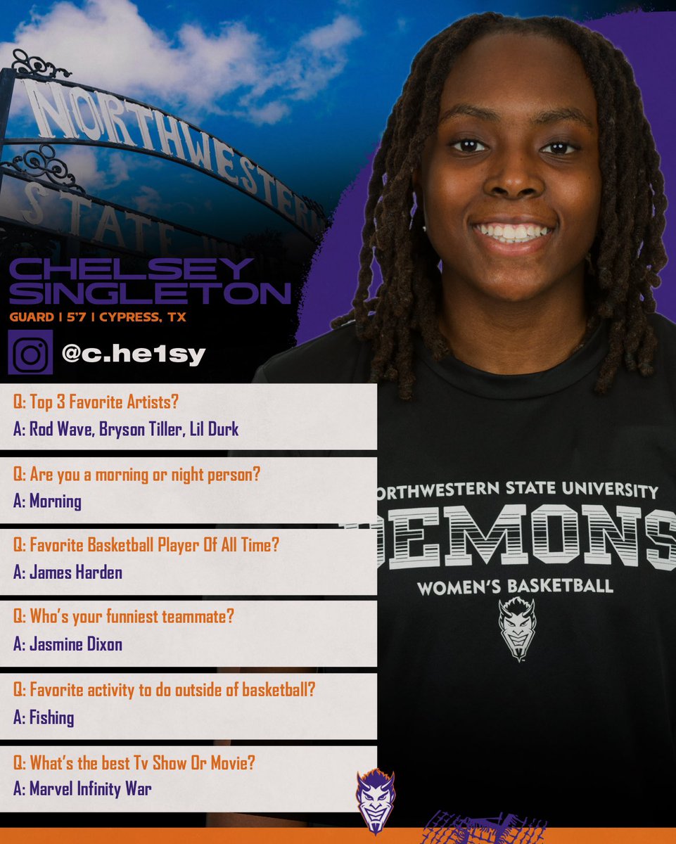 We Are Chelsy Days Away From TIP-OFF 🤘💜! Take A Look &amp; To Get To Know More About Chelsy ✨
•
#forkem #processoverproduct #forkemdemons😈