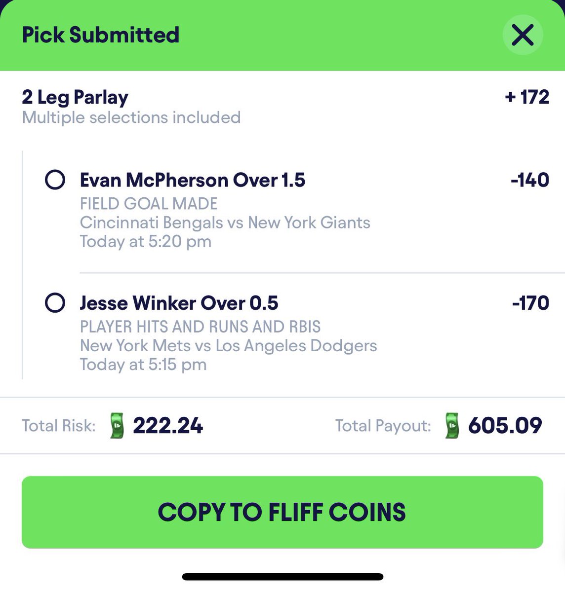 RiooBets's tweet image. 🚨BONUS PLAY

Here’s something I’m sweating out for tonight. Winker has great career numbers against Flaherty.