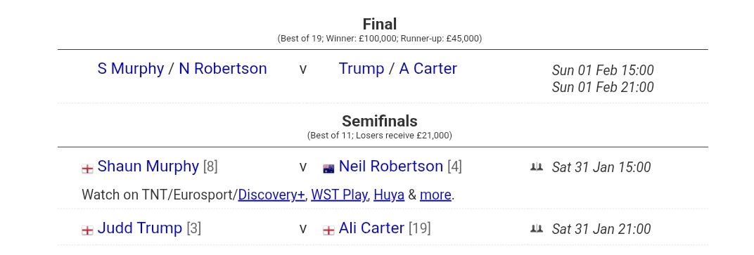 TSnooker tweet media