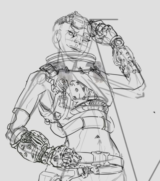 WDefook's tweet image. Keep struggling with this one. =(
If a character isn’t working — do you usually push through or drop it?

#WIP #Sketch #Postapoc