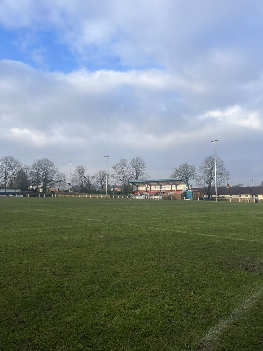 After a early morning pitch inspection we are GAME ON 🔵⚪️🔵⚪️🔵