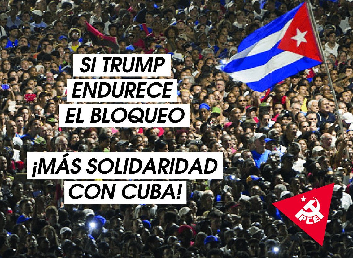 🇨🇺Ante la nueva escalada de EEUU contra Cuba: ¡solidaridad internacionalista!

🔗pce.es/ante-la-nueva-…

#CubaNoEstáSola 
#TrumpHandsOffCuba
#UnblockCuba