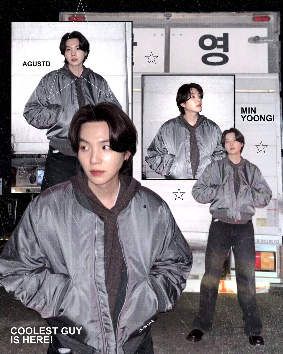 coolest guy, min yoongi ☆