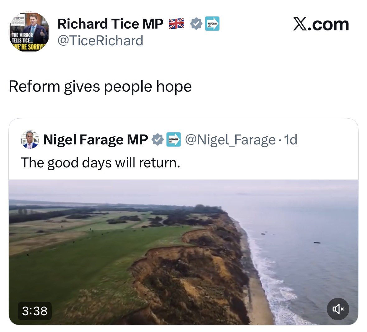 reformexposed's tweet image. In the same way as that “gas engineer” with a fake ID does to your gran.