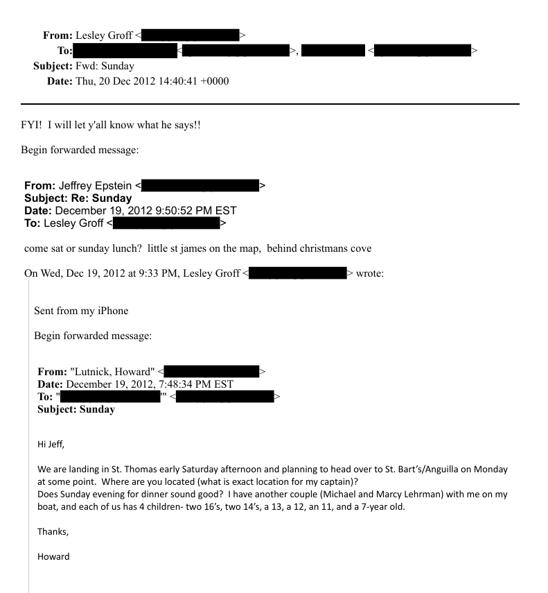 Breaking Now 🚨

US Secretary of Commerce Howard Lutnick, known for his consistent Anti-India remarks finds mention in the Epstein files

He is caught informing, minor trafficker, Jeffrey Epstein the age of children on his Yacht.