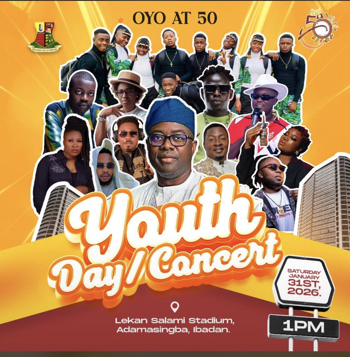 Catch LJFOOD at #OyoAt50 today.
Please visit my stand for your peppered proteins. 

#OyoAt50