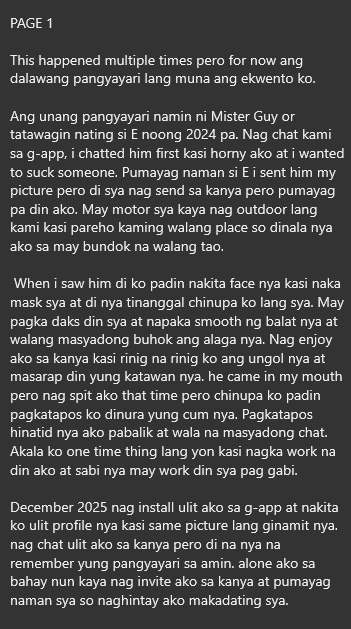 AlterOfan83223's tweet photo. Napakagwapong Married guy pala nung Nagpapasubo sa Kanya
Page 1
Sender: Tagasubo
#ConfessionOfanAlter801
#Cheatinghusband #MarriedGuy #straightbait https://t.co/RJ807zftRR