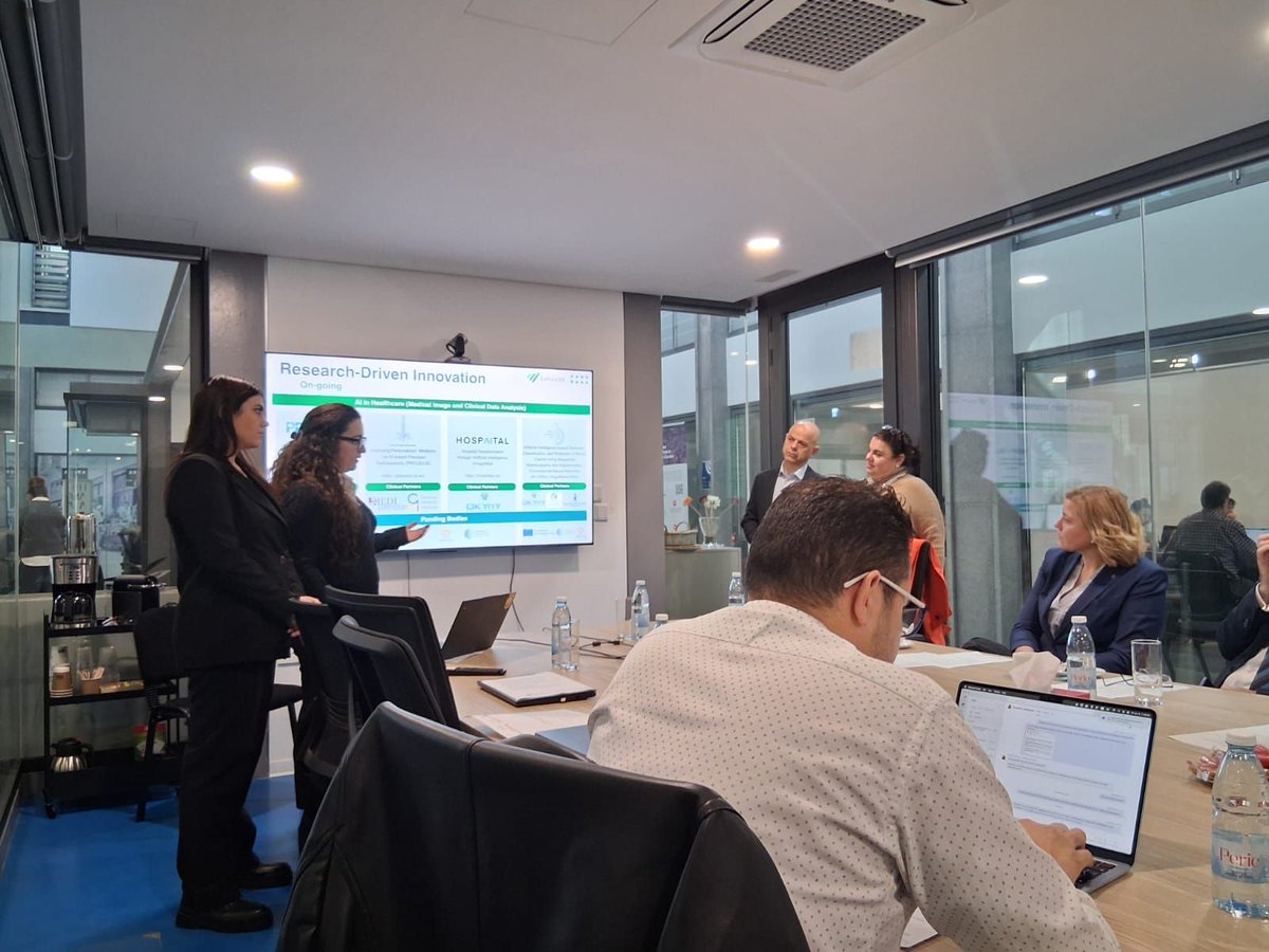 VELESHub's tweet image. #smarthealth #healthdataspaceOur Consortium Partners from 3AE Health presented #VELES to the Executive Vice-President for Tech Sovereignty, Security, and Democracy in Cyprus. 🇨🇾

#smarthealth #healthdataspace