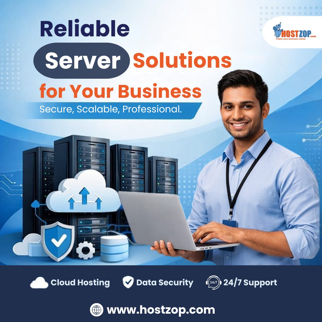 Trusted server infrastructure built for peak business performance. 

Powered by our Chennai data centre, we deliver secure, scalable, high-performance servers so your business runs without interruption. 

#Hostzop #ReliableServers #DedicatedServer #ChennaiDataCenter