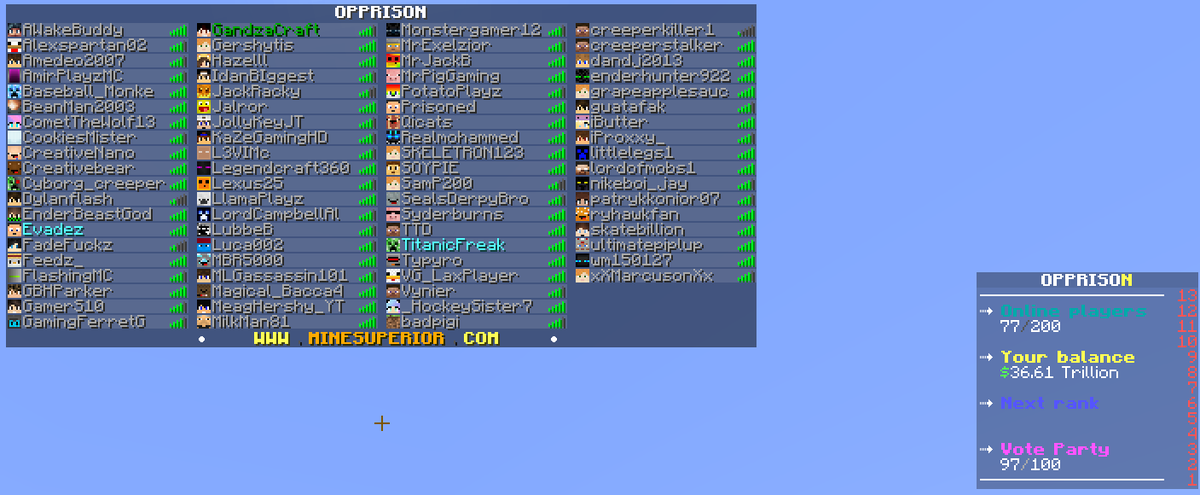 MineSuperior tweet media