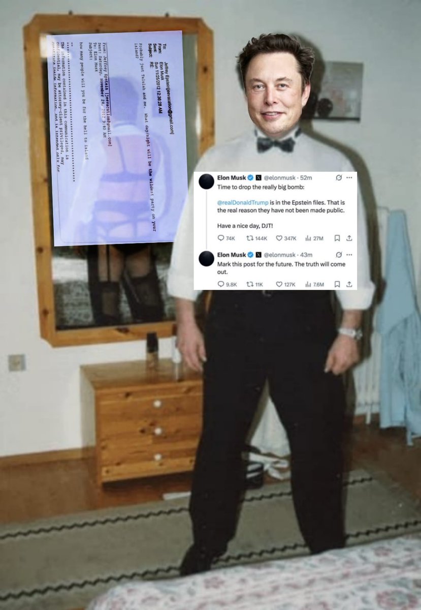 Elon Musk is in the #EpsteinFiles 💀