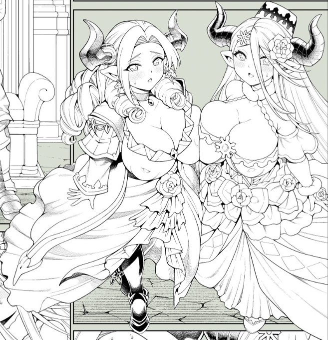 WIP 鬼の作画カロリー…