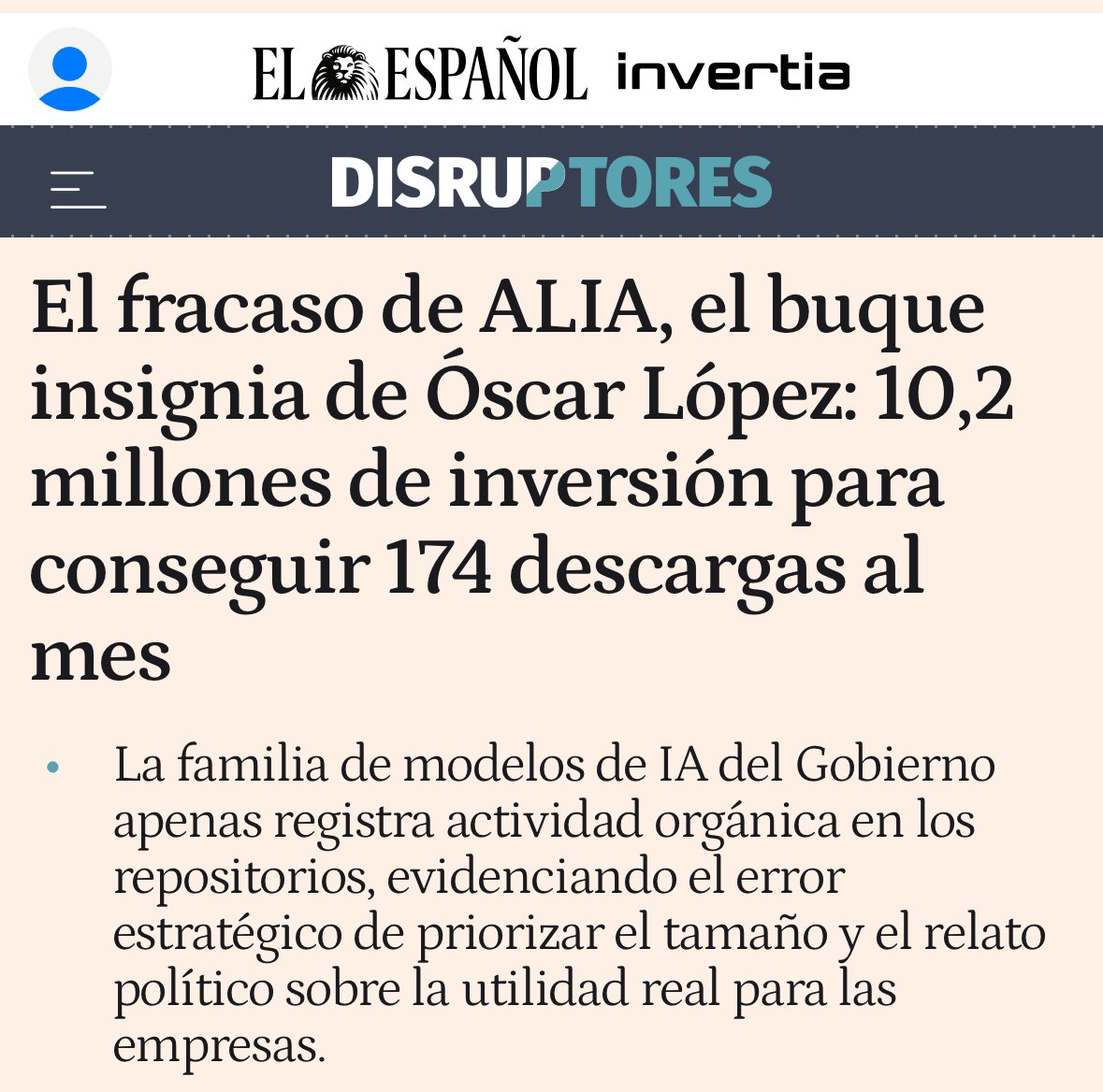 Nadie se lo esperaba