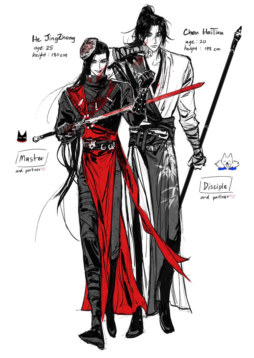 mixed_blessing's tweet image. Introducing JingZhong’s partner, A’Tian. 🥺
One of younger brothers in his sworn cohort.
Jing‘ge is the oldest one. Big brother, Da Ge!! // and A’Tian is the 3rd.

พี่จิ้งจงกับอาเทียนไปลุยโหมดป่า พาคุณน้ามไปประสบภัย

#燕云十六声 #三更天门派
#泉下三尺 #泉三