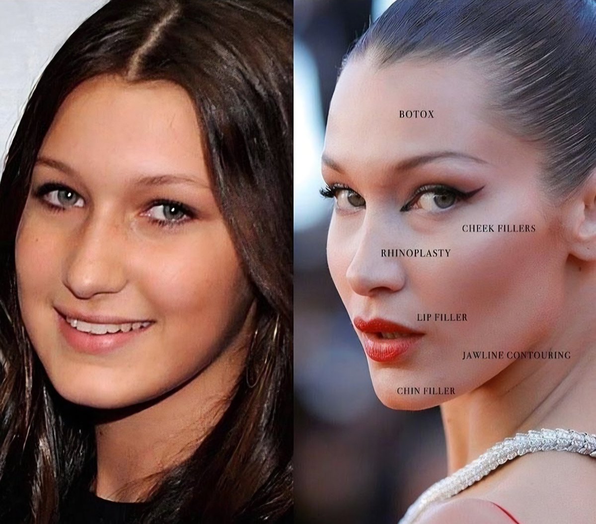 Not only the personality of this lady is 100% fake