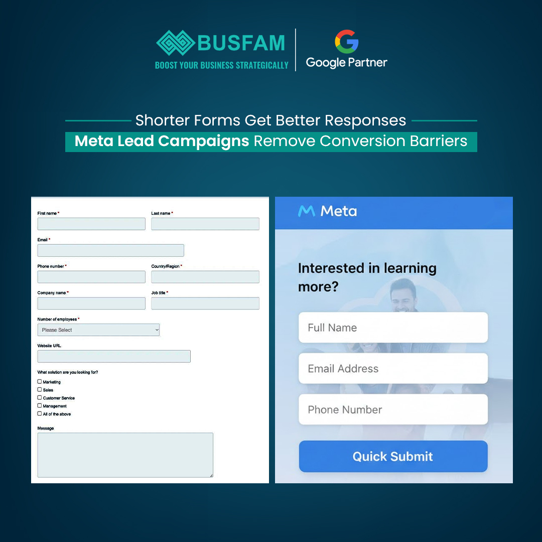 busfamofficial's tweet photo. Long forms push people away before they even begin. Meta lead ads make enquiries quick, simple, and stress-free. And when the process feels easy, more people choose to respond.
#BUSFAM #MetaAds #AdStrategy #LowFrictionFunnels #FormOptimization #PaidAdvertising #ClickToLead https://t.co/xSYD0moSTK