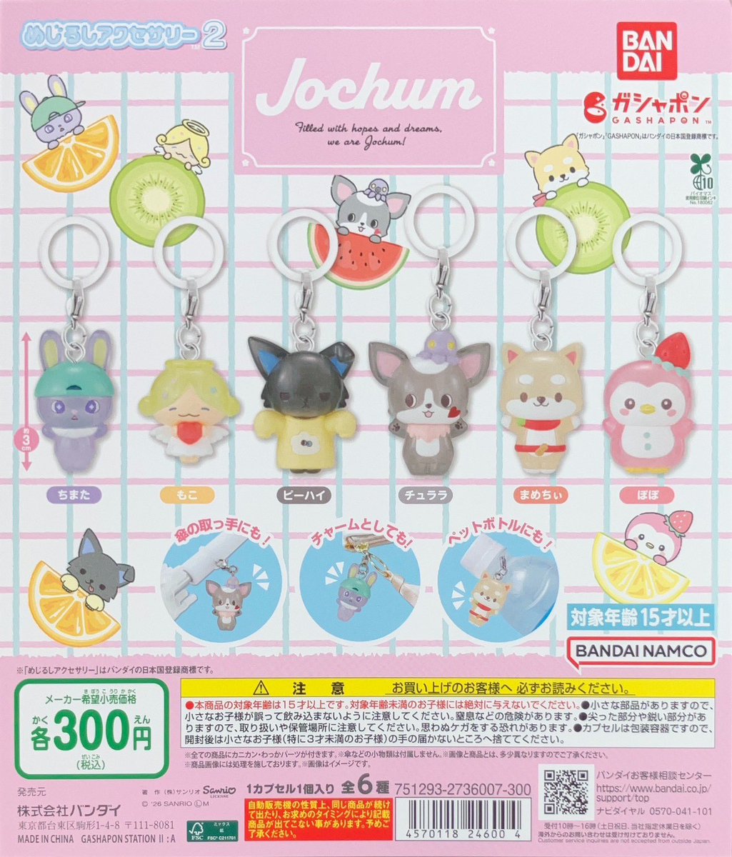 完売のお知らせ】 「JOCHUM めじるしアクセサリー2」 ご好評につき完売