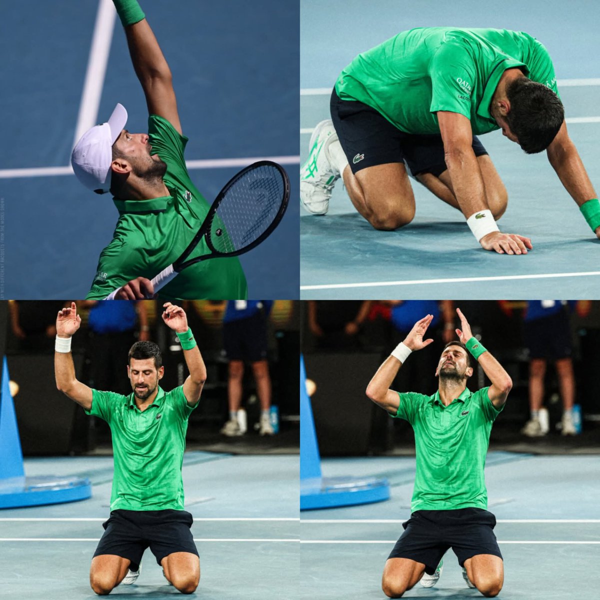 Mahimna_Ortho's tweet photo. Novak Djokovic has now defeated all generations on the Rod Laver Arena stage:

Prime Federer (2008)

Prime Nadal (2012)

Prime Murray (2013)

Alcaraz (2025)

Prime Sinner (2026)

Different eras. Same outcome.
The undisputed King of Melbourne.

#novakdjokovic #Novak #AO26 #AO2026 https://t.co/ATLisBB3JP