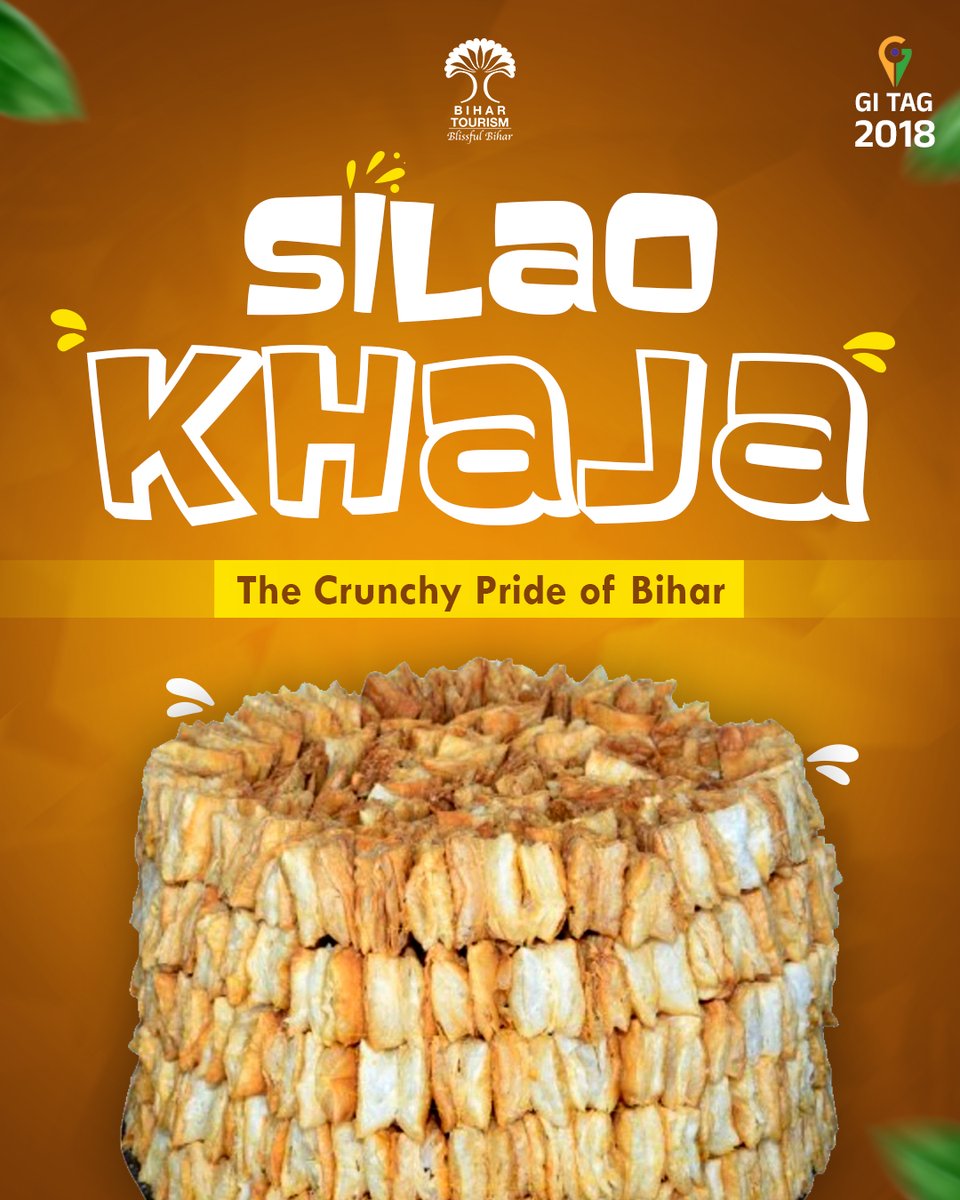 TourismBiharGov's tweet photo. Among all its varieties Shilo Khaja from Nalanda district is most famous. It's a symbol of Bihar culinary culture .
#ShiloKhaja #NalandaSpecial #TasteOfBihar #Crunchy_Hearts #BiharCuisine #SWEETSPRO #CulinaryHeritage #khaja #FoodOfBihar #TraditionalFlavours #IncredibleBihar #TASTE
@nildeoreIAS @ArunshankarP @tourismgoi @incredibleindia