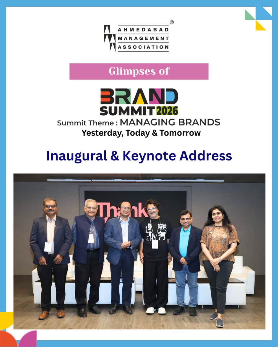 Ahmedabad Management Association tweet media
