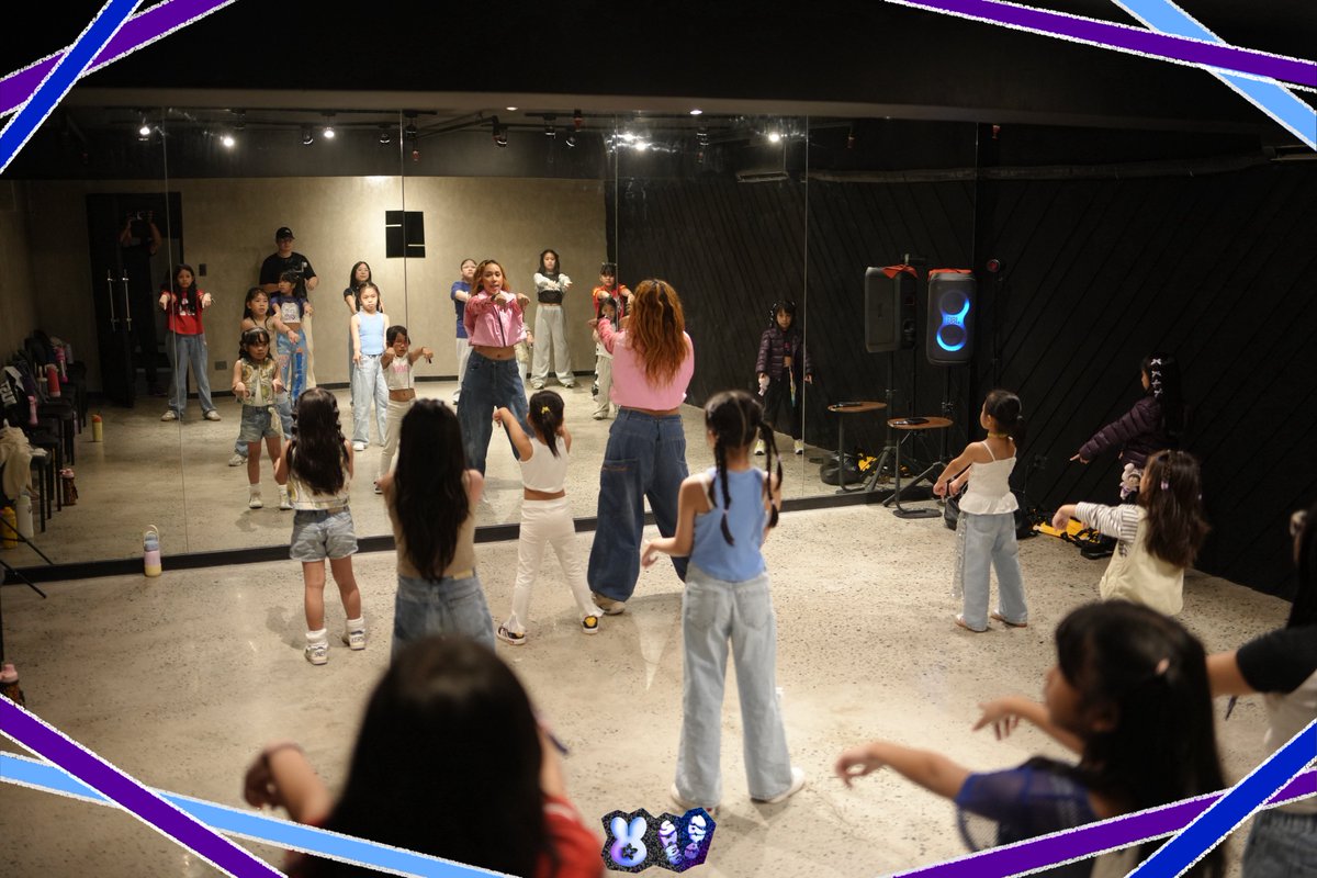BiniSheenaOFC's tweet image. Coach Lerna’s Kids Class had everyone bouncing, twirling, and dancing with the cutest energy with the track Diyan Ka Lang by BINI ✨

#SHEEnayaw