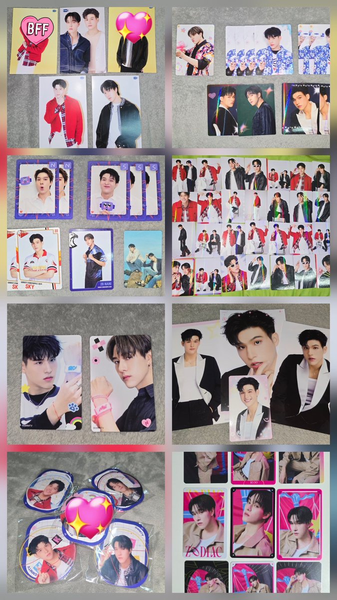 💘Wts/พร้อมส่ง🎁🔥
  - โปสการ์ด เหมา 3ใบ 180 รส.
 - การ์ดใบละ 25-35 
 - สตลป.สกาย  120 
 - การ์ดฟตบ.ซานิตี้  120 
 - แฟนคอนใบละ 15
 - การ์ดแท่งไฟมี 2 ด้าน  120
 - MINI Photo Set SKY 150 รส.
 - กาชาจิ๋ว 200 รส.
 - ZODIAC  SET Nani 250 รส.🙇🏼‍♀️🙏🏻💘
#ตลาดนัดสกายนานิ #ตลาดนัดGmmtv