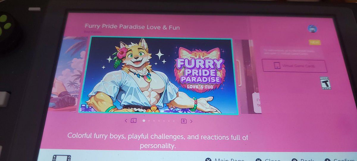 I know this game is a furry bait.
Me/ buy it immediately.