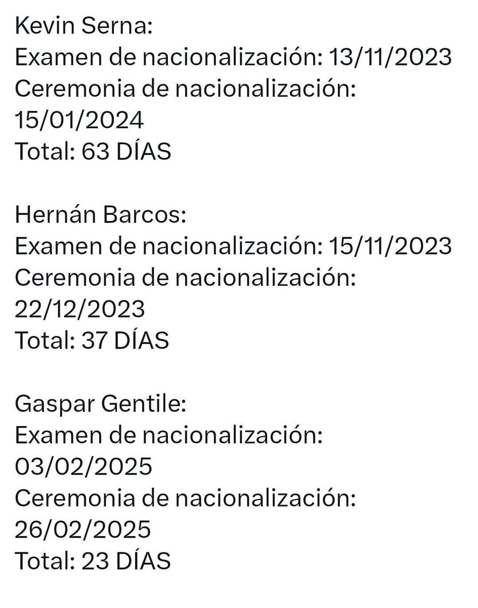 Si el DNI de Matías Di Benedetto sale antes que el de López, ve a llorar con tus suspicacias a tu AT.
Que el DNI de López tarde tanto solo es evidencia de que los están agarrando de gansos.