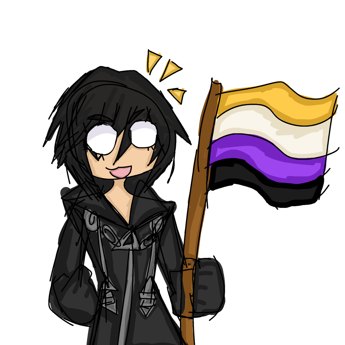 koisandz's tweet image. ENBY !!

#kingdomhearts