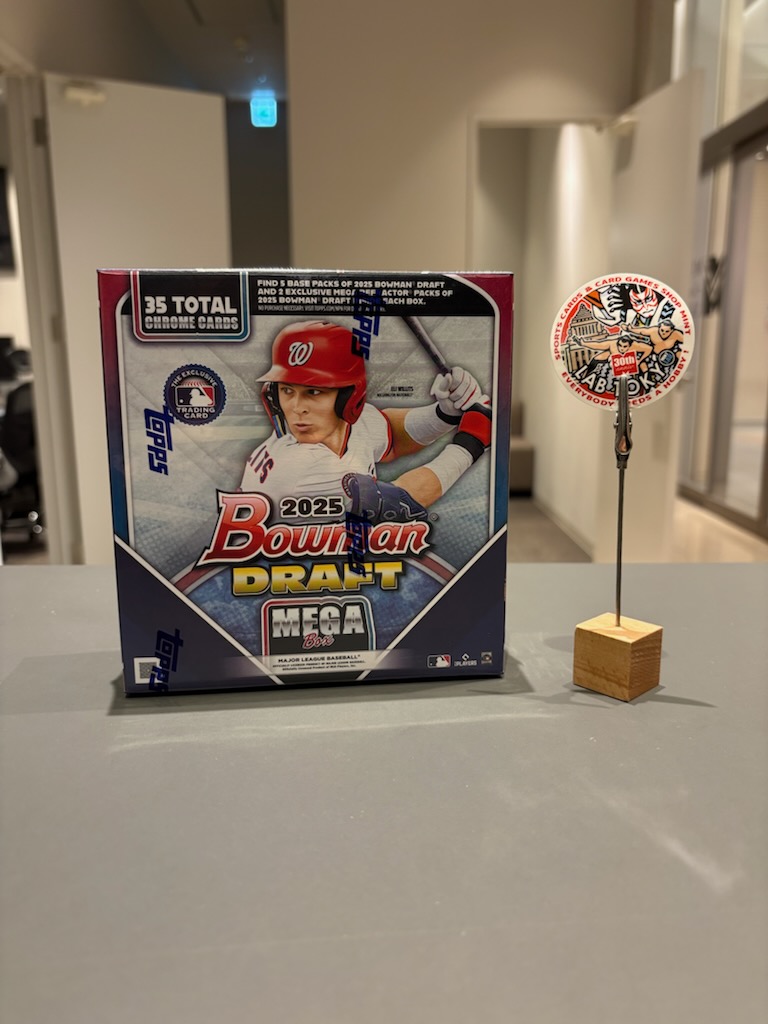 MINTLABTOKYO1's tweet image. 【新商品入荷情報⑤】 
2025 TOPPS BOWMAN DRAFT BASEBALL MEGA BOX
入荷いたしました🙌
本日19:00までの営業となっております。 
皆様のご来店お待ちしております。
#MINTLABTOKYO #EVERYBODYNEEDSAHOBBY