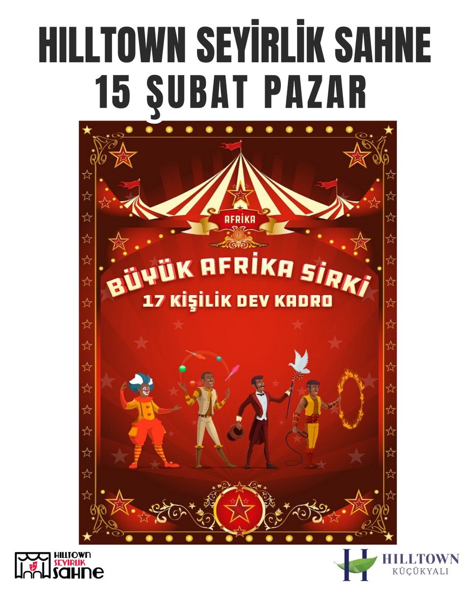 Hilltown Seyirlik Sahne
Hilltown AVM Küçükyalı
#tiyatro #etkinlik #sahne #kültürsanat #SonDakika #hilltownseyirliksahne #hilltownavm #hilltownküçükyalı