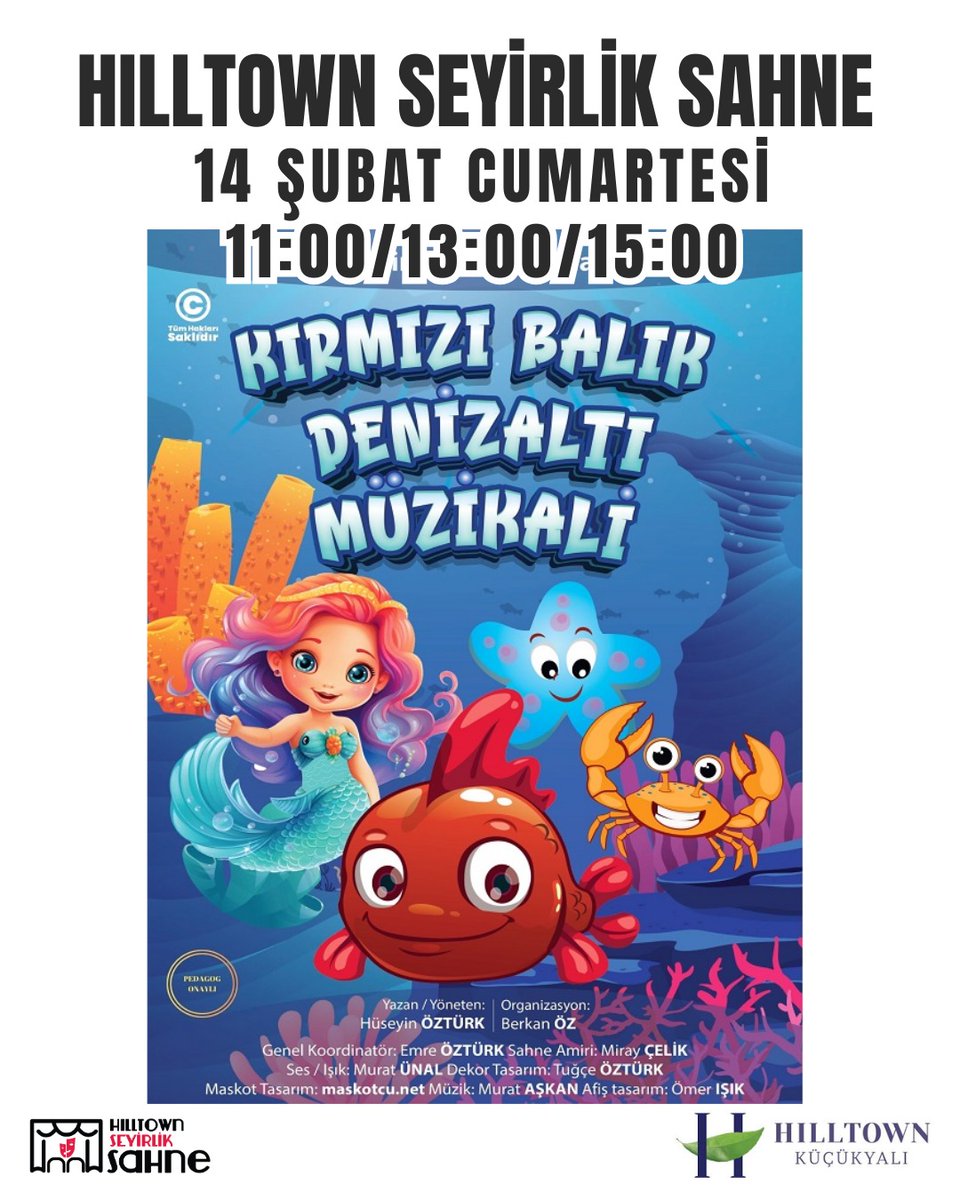 Hilltown Seyirlik Sahne
Hilltown AVM Küçükyalı
#tiyatro #etkinlik #sahne #kültürsanat #SonDakika #hilltownseyirliksahne #hilltownavm #hilltownküçükyalı